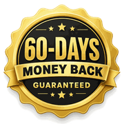 60 days money back guaranteed
