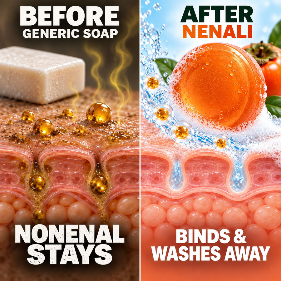 Skin lipids before and after: where 2-nonenal comes from